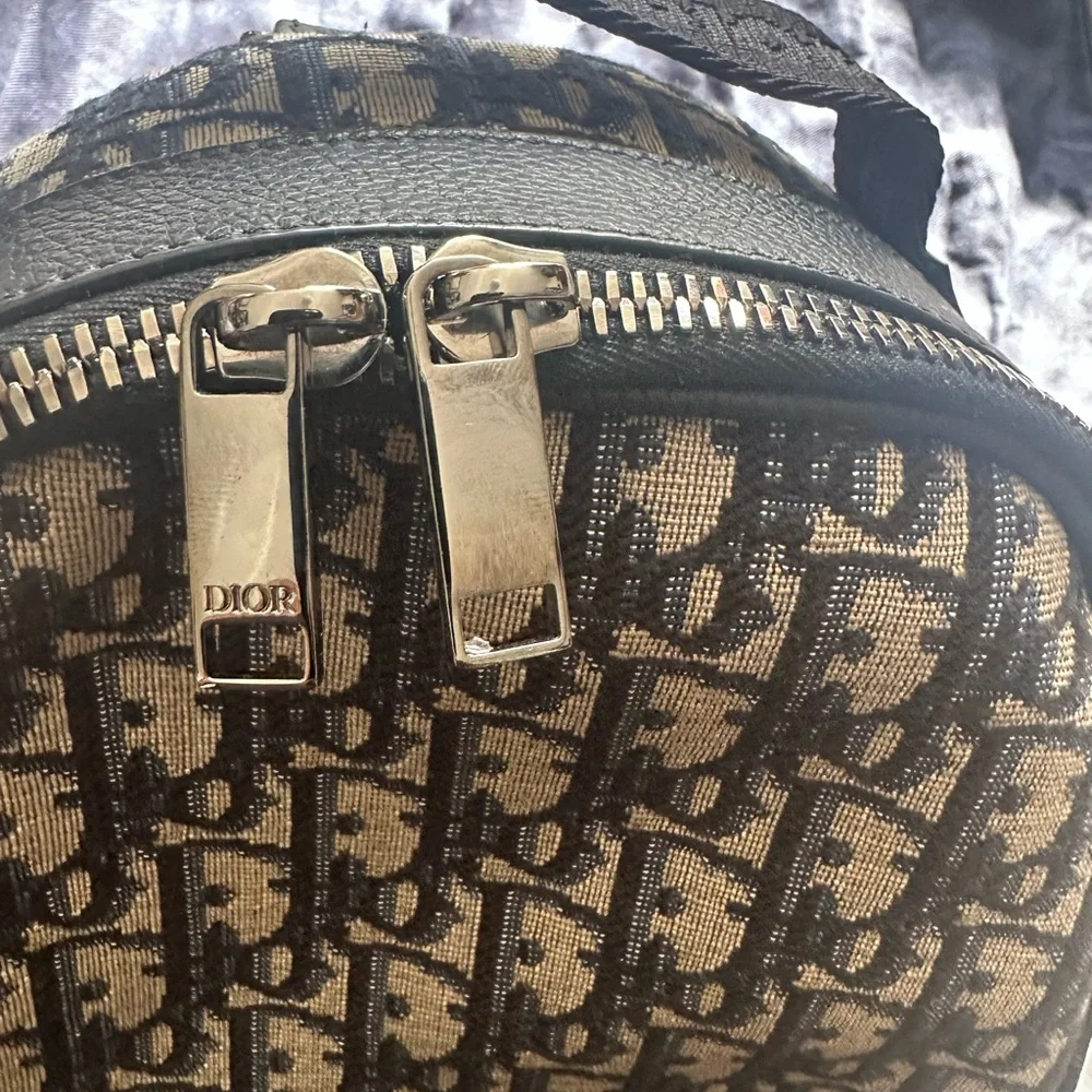 Dior Black and Cream Men's Backpack - Picture 10 of 16